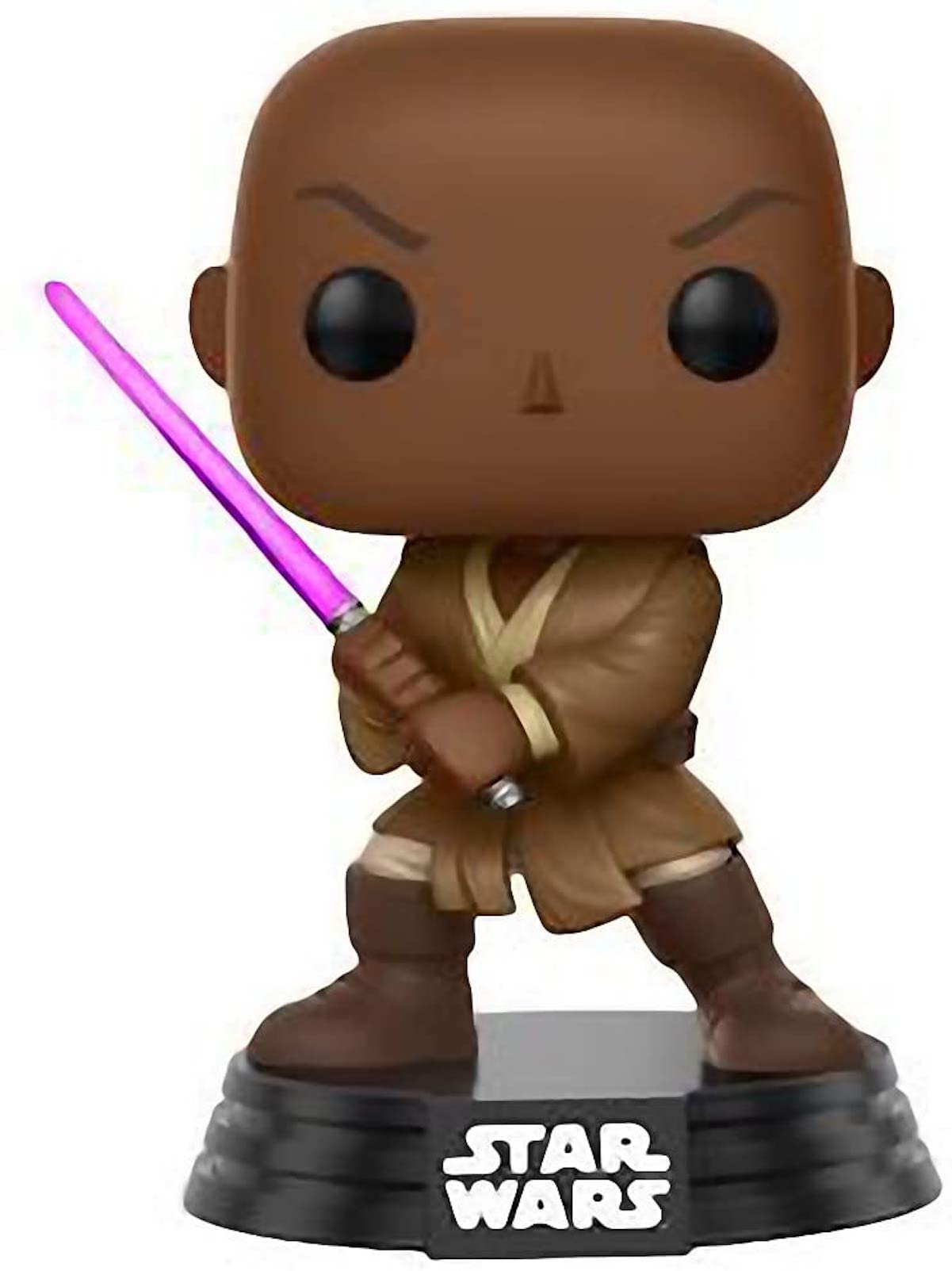 **Funko POP Star Wars - Mace Windu Exclusive Special Edition with Pop Protector - Collectible Vinyl Figure for Fans & Display - Perfect for Home, Office, or Gift**