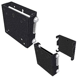 FLAT SNAP-IN TV MOUNT - Ultra Slim Low Profile Wall Mount Bracket for Flat Screen TVs - Perfect for Living Room, Bedroom, or Office Installation