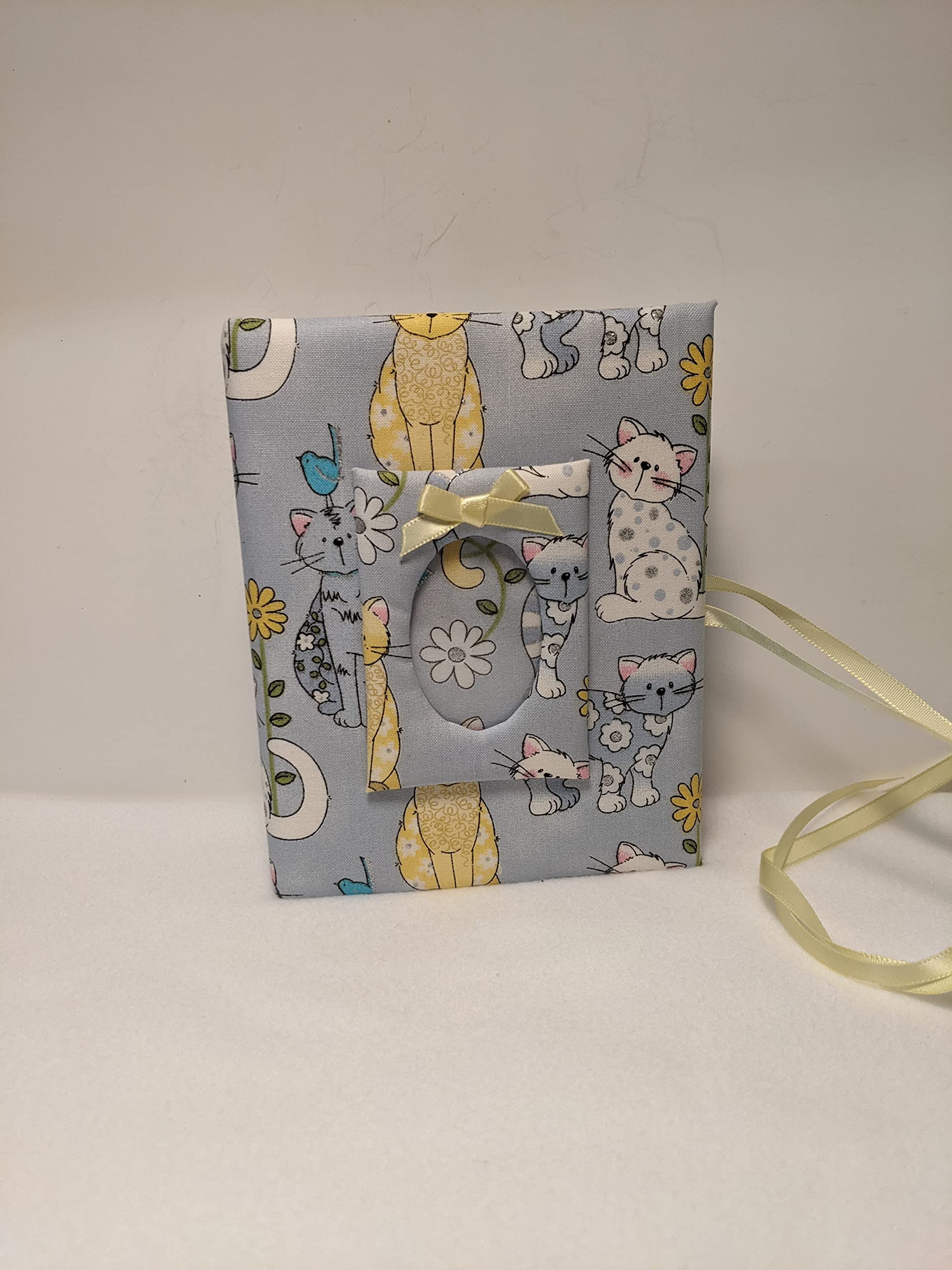 Custom Kitten Photo Album - Holds 100 4x6 Photos - Handmade Cat Scrapbook - Perfect for Pet Memories, Baby Shower Gifts & Wedding Keepsakes