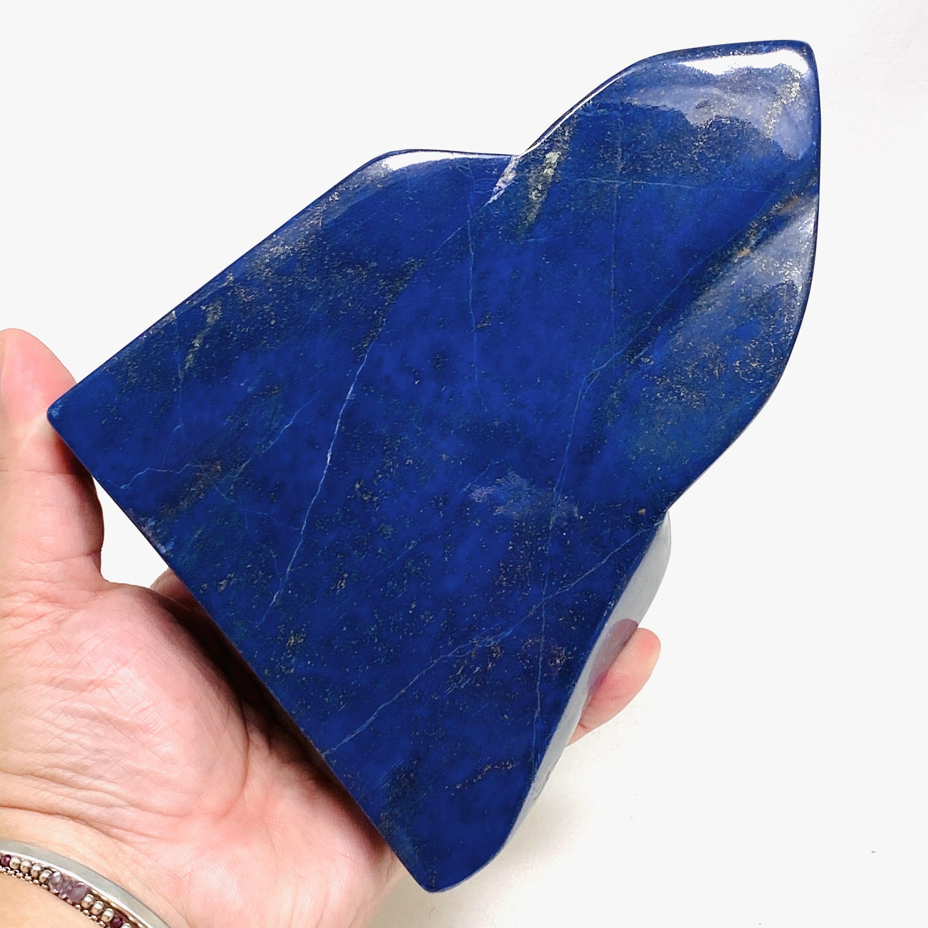 Natural Lapis Lazuli Freeform Stone LLF 01 - Healing Crystal for Meditation, Jewelry Making & Home Decor