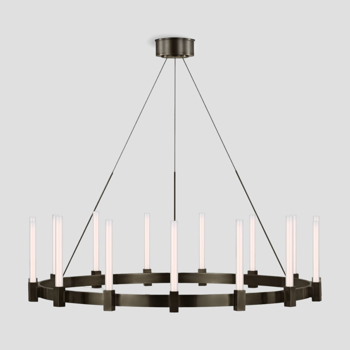 Cybele Round Chandelier - Modern Crystal Ceiling Light Fixture for Dining Room, Bedroom & Living Room | Elegant Lighting Decor for Home & Office