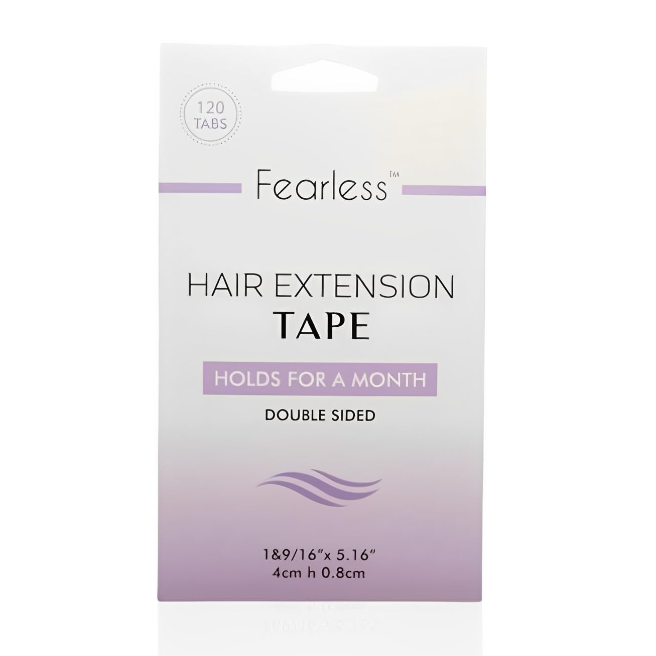 Fearless Tape - Strong Hold Hair Extension Tape for Tape-In Extensions, 120 Tabs Monthly Supply | Perfect for Daily Wear, Special Occasions & Styling