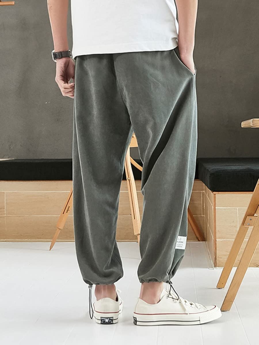 JSBHS Men's Athletic Toggle Drawstring Joggers Sweatpants - Comfortable Workout Running Soccer Training Track Pants for Men (Multi Color, Size XL) - Perfect for Gym, Casual Wear & Outdoor Activities