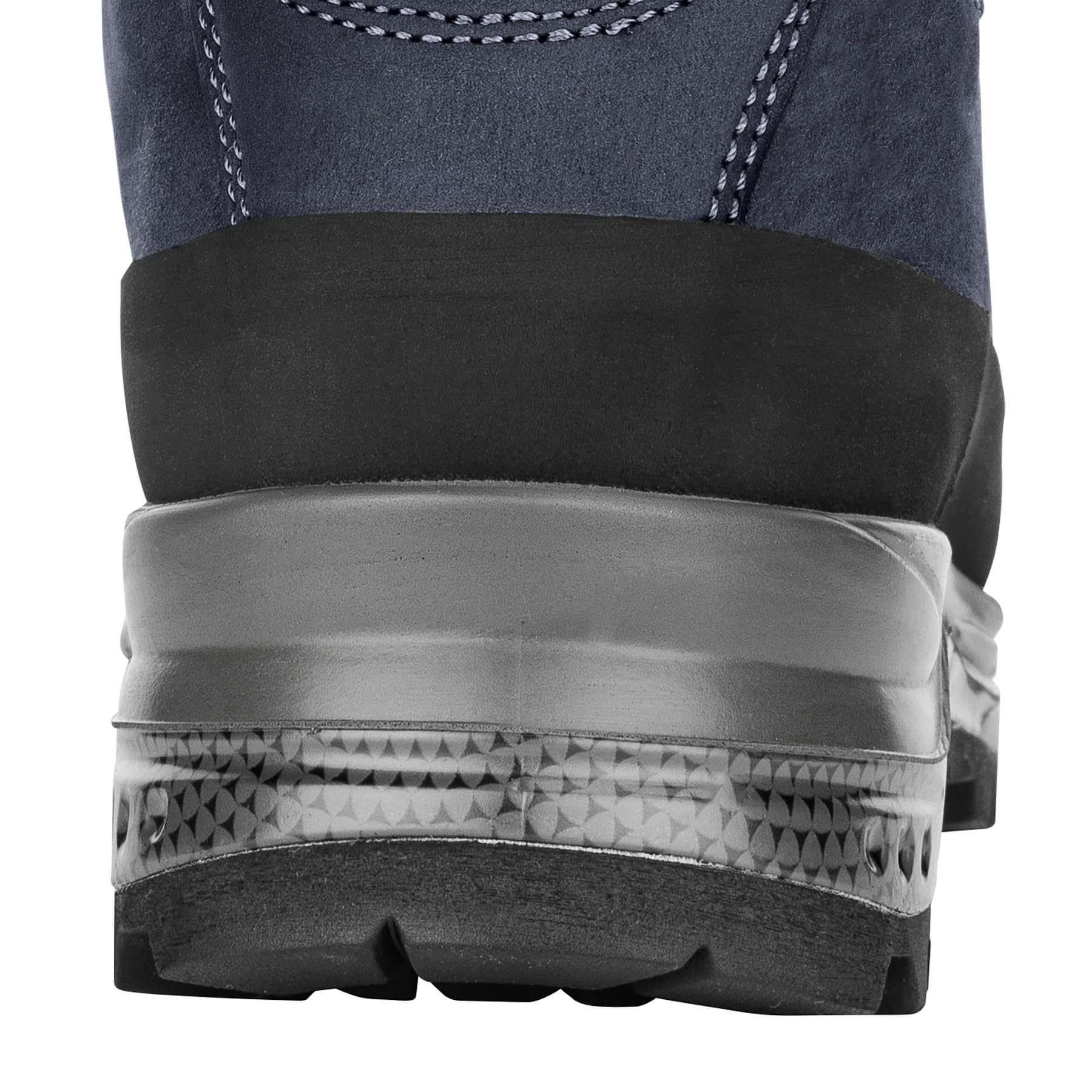 LOWA Women's Tibet GTX Waterproof Hiking Boots - Nubuck Leather, Navy/Graphite - Size 7.5 US - Perfect for Outdoor Adventures & Mountain Trekking