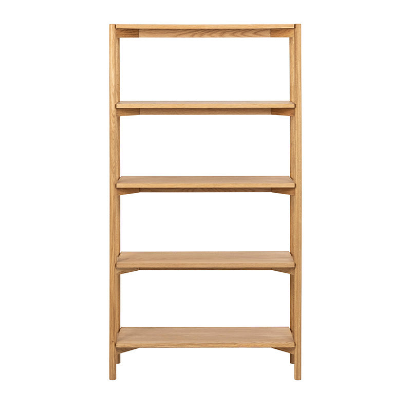 Braidwood 86cm Natural Oak Wooden Shelving Unit - Stylish Storage for Living Room, Bedroom, or Home Office