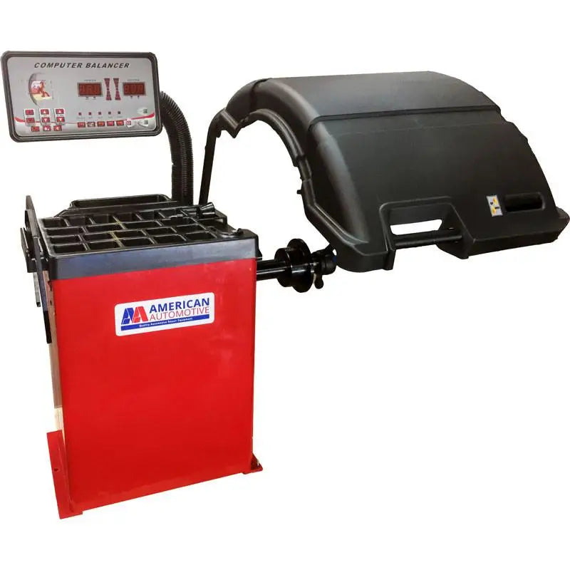 Premium AA High Performance Tire & Wheel Balancer with Protective Hood - Perfect for Auto Shops, DIY Enthusiasts & Smooth Rides