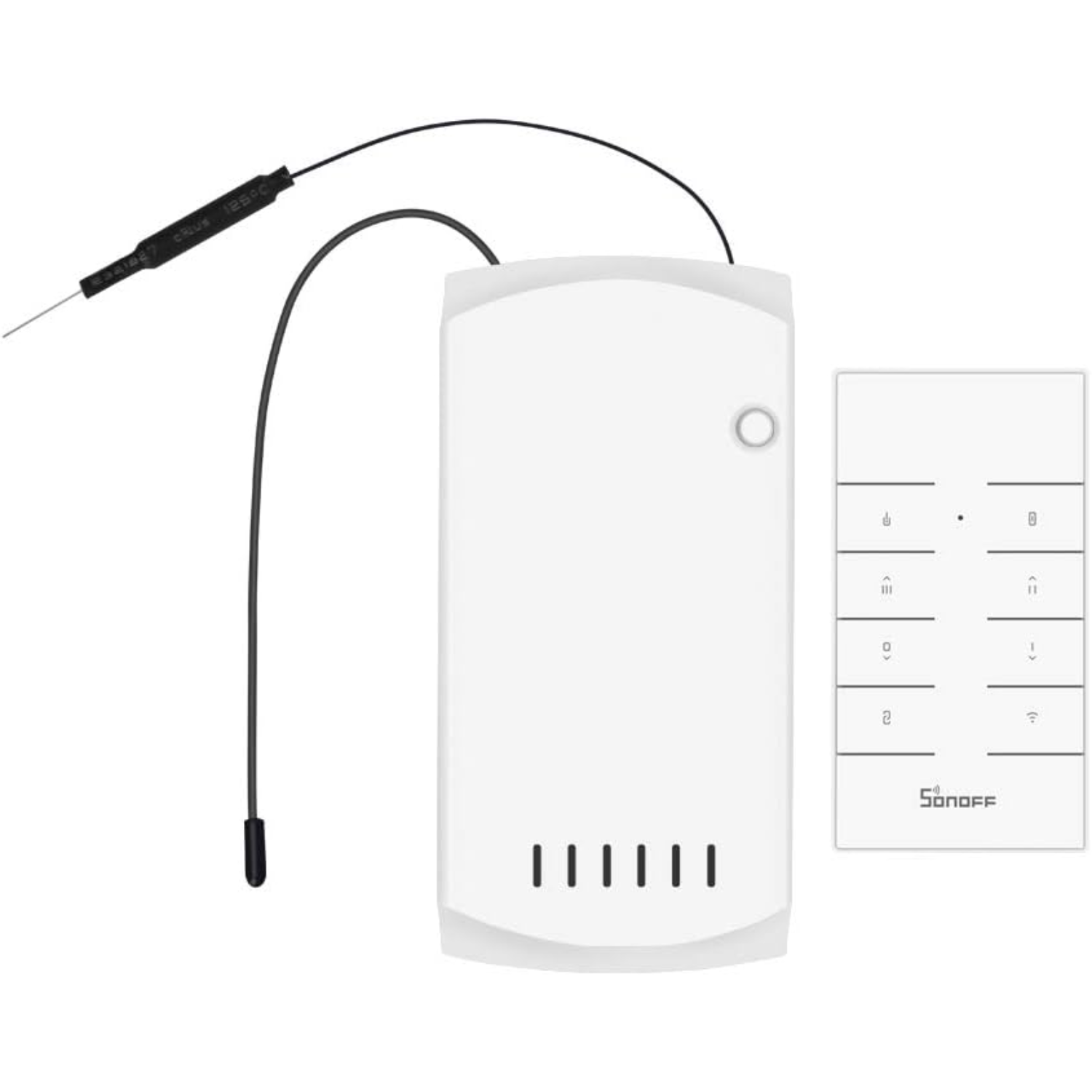 Sonoff iFan04 H Smart Fan Controller for Ceiling Fans - White | Remote Control & WiFi Enabled for Home Automation & Smart Lighting