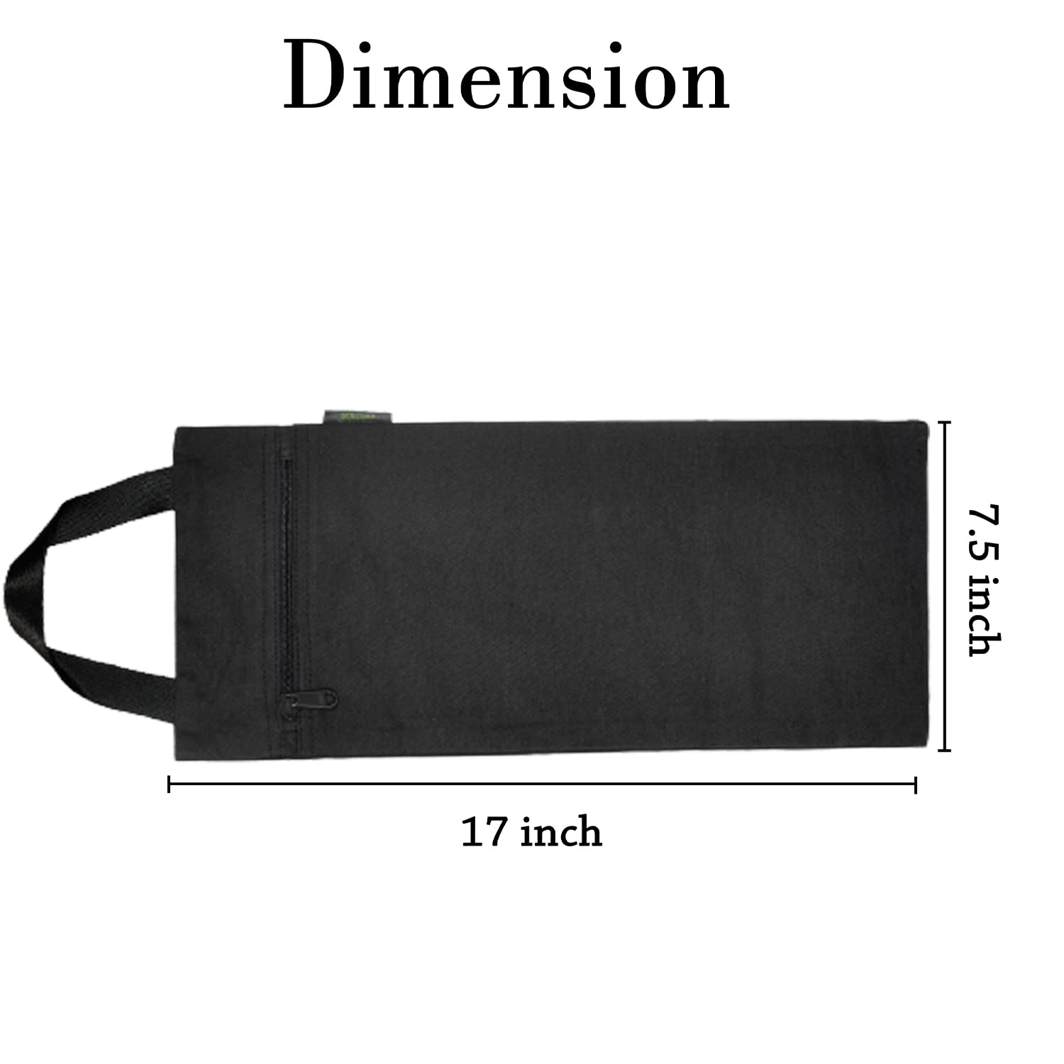 Unfilled Cotton Yoga Sand Bag for Weights & Resistance Training - Perfect for Home Workouts, Yoga, and Fitness Exercises