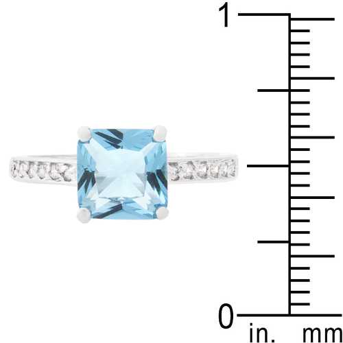 Princess Bella Ring - Elegant Sterling Silver Princess Cut Ring for Women | Perfect for Engagement, Wedding, Anniversary & Special Occasions