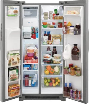 Frigidaire FRSS2323AS 22.3 Cu. Ft. Stainless Steel Side by Side Refrigerator - 33