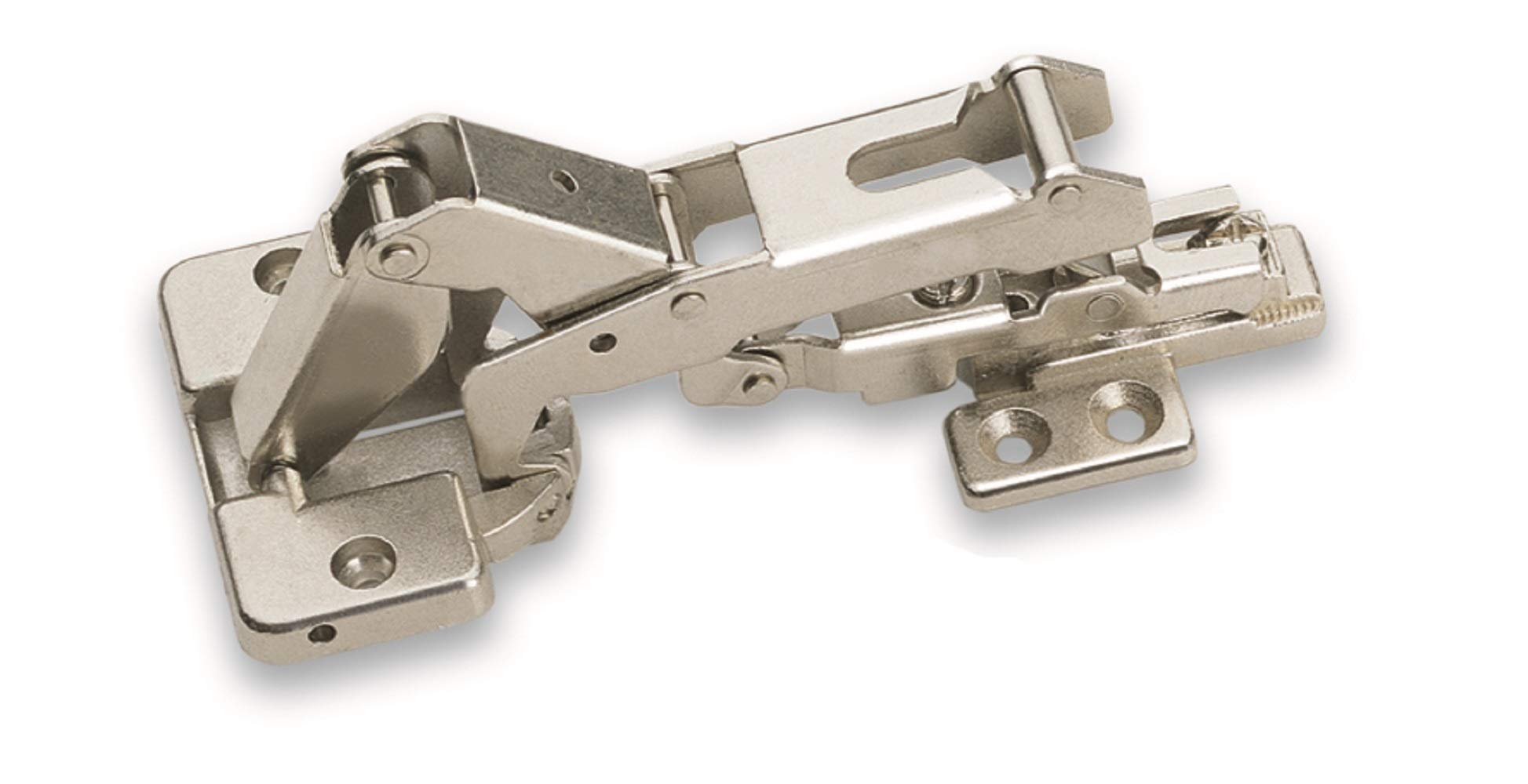 Laurey 10300 Concealed Cabinet Hinges - 10 Pack Zinc Plated Standard Hinges for Kitchen Cabinets, Wardrobes & Furniture Installation