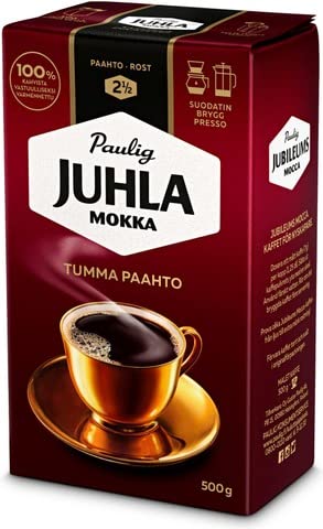 Paulig Premium Filter Blend Ground Coffee - 6 Variety Pack (3kg/105oz) Fine Grind for Drip Coffee Makers - Perfect for Home, Office & Cafes