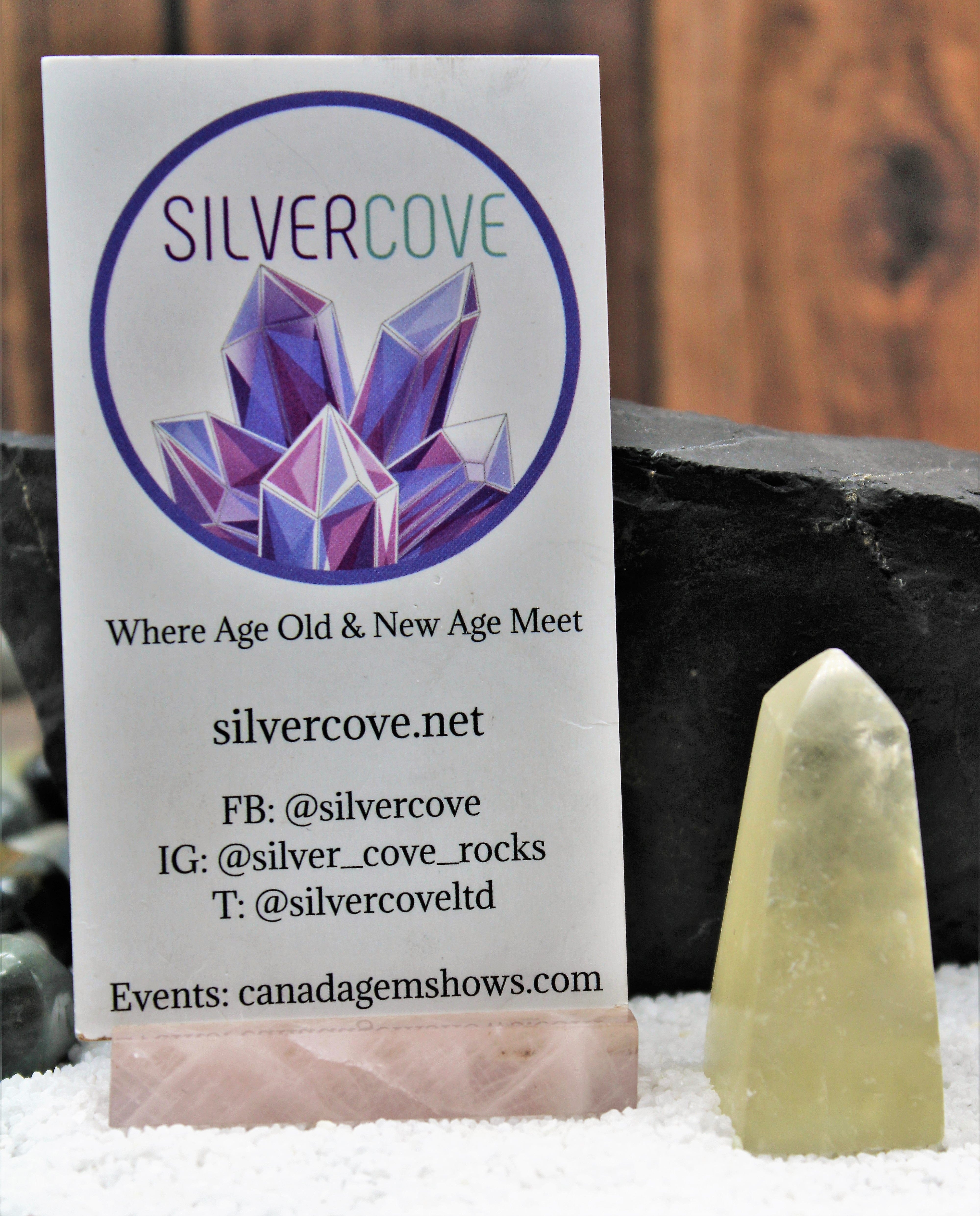 Natural Calcite Tower - Healing Crystal for Home Decor, Meditation & Energy Balancing | Perfect for Office Desk, Yoga Space & Gift Giving