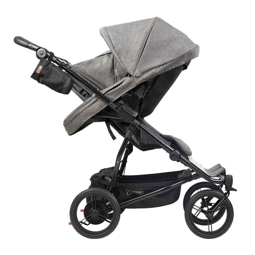 Mountain Buggy Duet Luxury Double Stroller - Lightweight Compact Side by Side Baby Stroller for Twins | Perfect for City Walks, Shopping & Travel