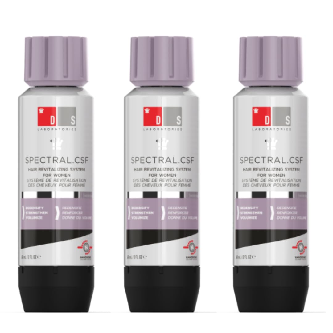 DS Laboratories Spectral.CSF Biotin Hair Serum for Women - Hair Regrowth & Thickening Treatment for Thinning Hair | Strengthens & Nourishes for Fuller, Healthier Hair | Perfect for Daily Use at Home or Salon Treatments