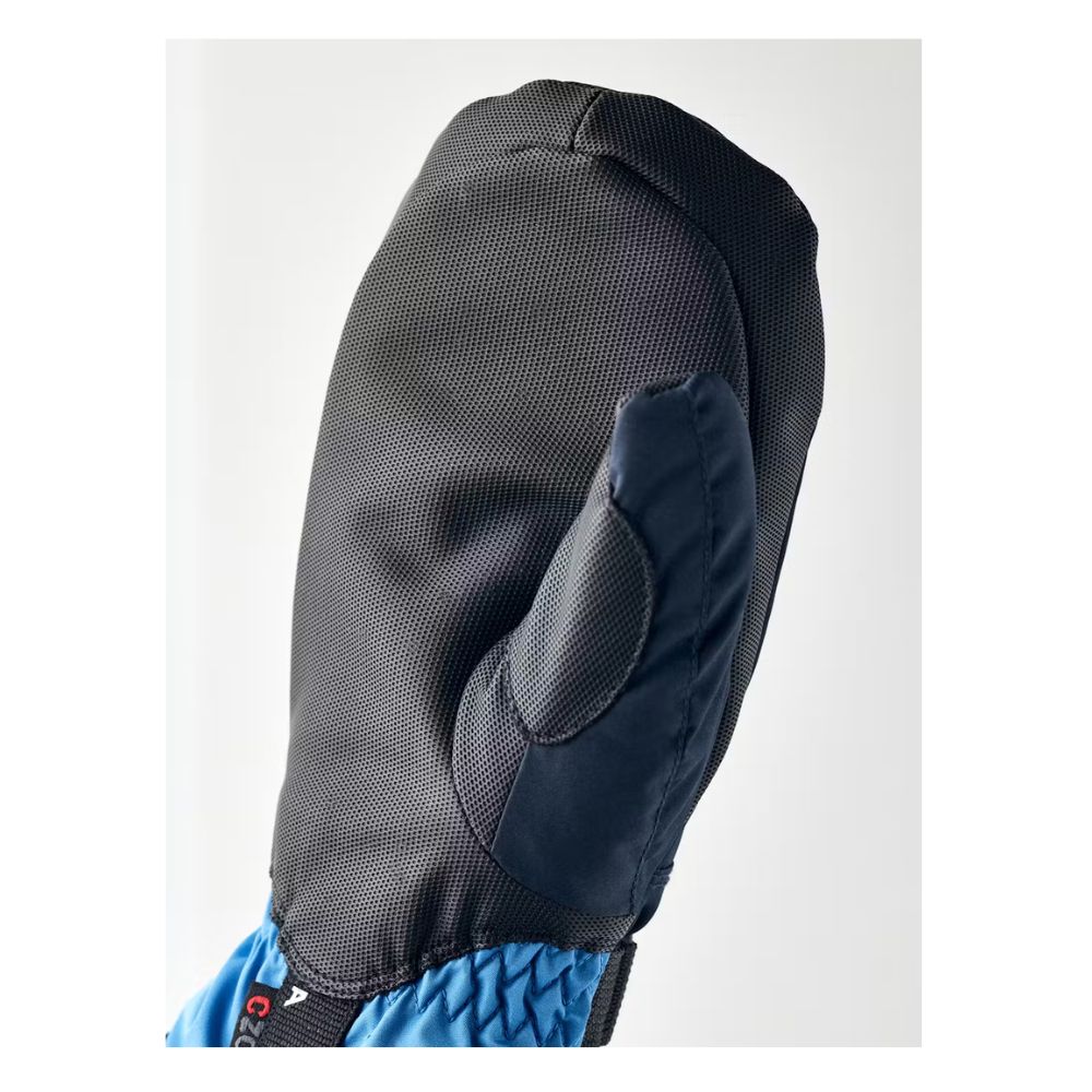 Hestra Czone Kids Ski Mittens - Navy/Sky Blue (32531) | Waterproof & Warm Winter Gloves for Boys & Girls | Perfect for Skiing, Snowboarding & Outdoor Winter Activities