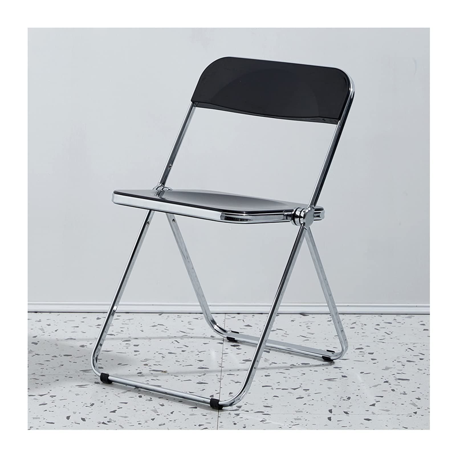 TOMYEUS Premium Folding Chair - Sturdy Plastic Seat & Steel Frame - Lightweight Portable Outdoor/Indoor Chair for Camping, Picnics, Beach, and Patio Use (Multiple Colors Available)