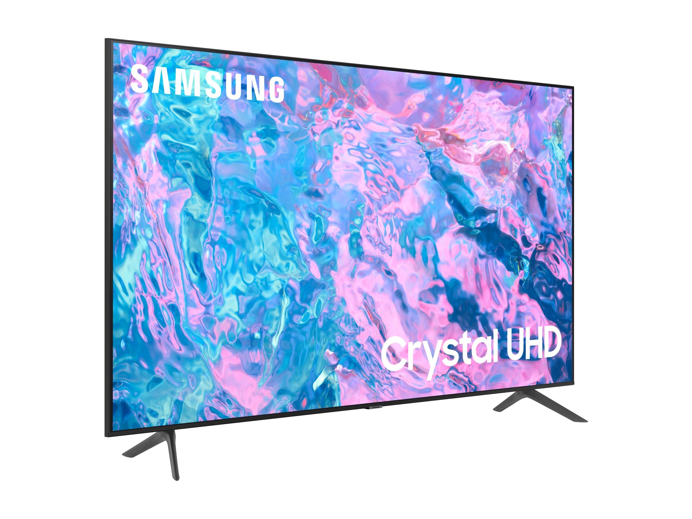 Samsung UN55CU7000F 55-Inch 4K UHD Smart TV with Crystal Processor, HDR, Alexa Built-in - Perfect for Living Room Entertainment & Home Theater Setup