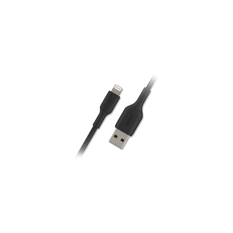 Belkin BoostCharge Braided Lightning to USB A Cable 6.6ft (2M) - Fast Charging & Durable iPhone Charger for Home, Office & Travel