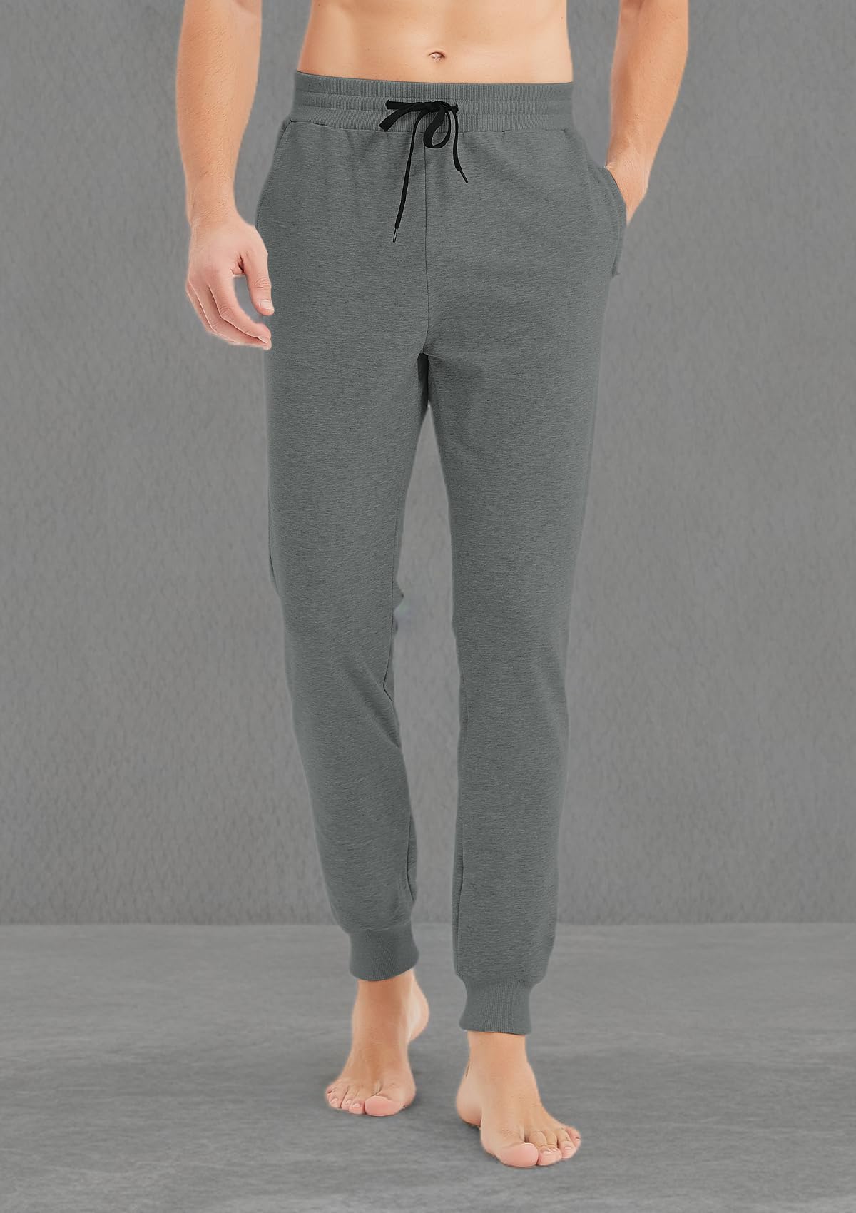 32/34/36/38/40 Long Inseam Men's Tall Sweatpants - Slim Fit Joggers for Workout & Casual Wear | Perfect for Tall Men's Gym, Running & Lounge