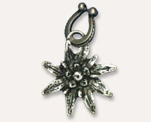 Handmade Pewter Alpine Scarf Christmas Ornaments - Perfect for Holiday Tree Decorations, Gift Giving & Winter Home Decor