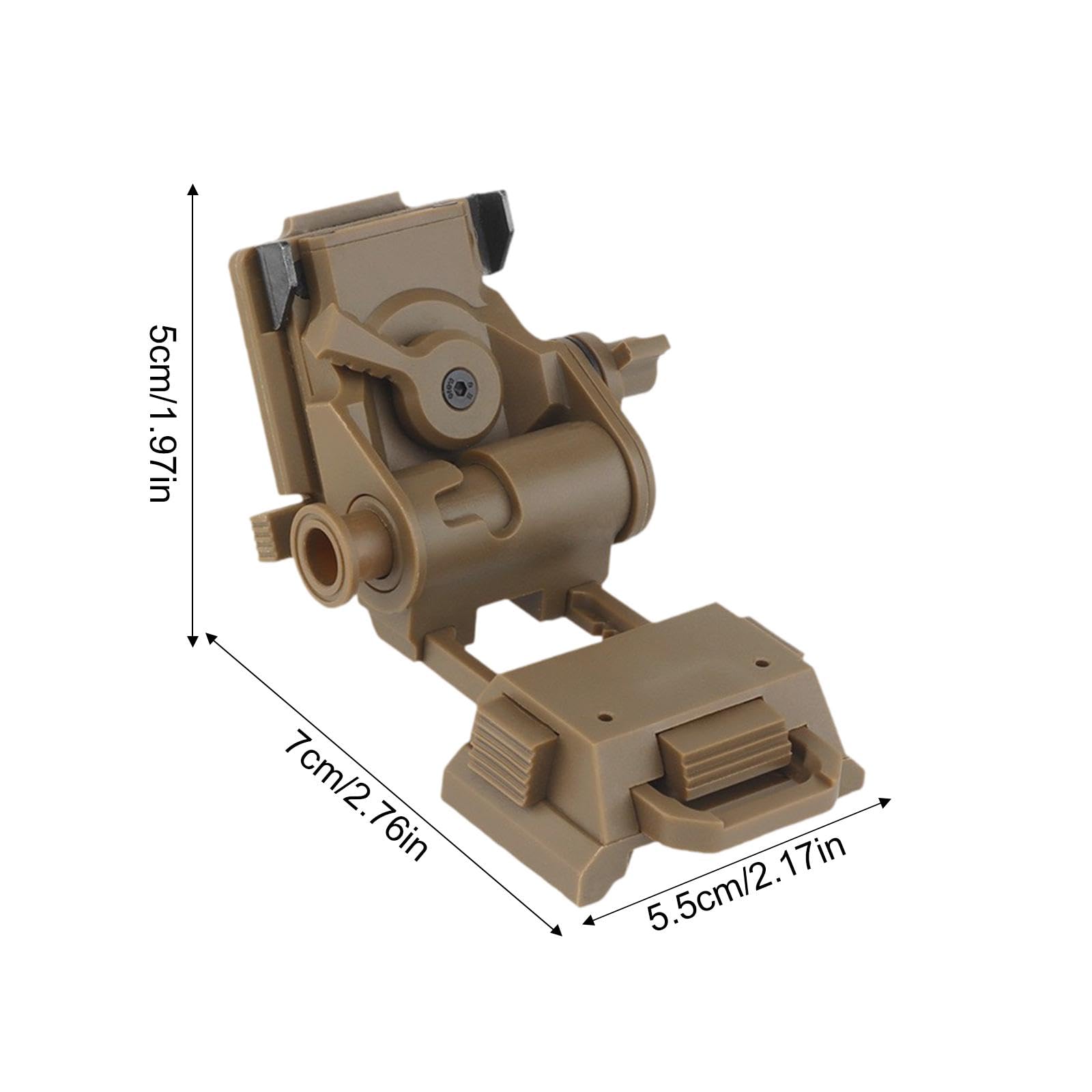 GaotKeut Foldable Night Vision Goggles Mount - Portable Bracket Holder for Night View Goggles | Perfect for Hiking, Camping & Outdoor Night Activities