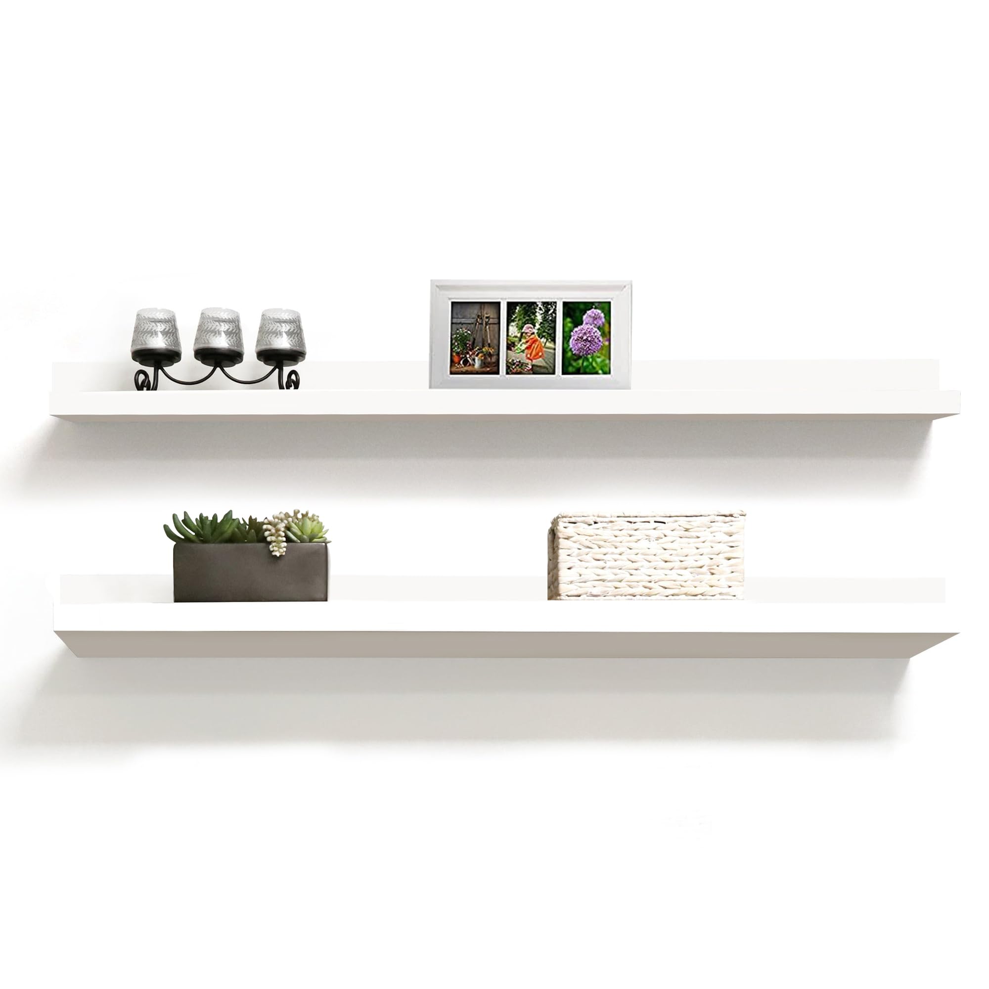 InPlace Floating Wall Shelves Set of 2 - 4.5