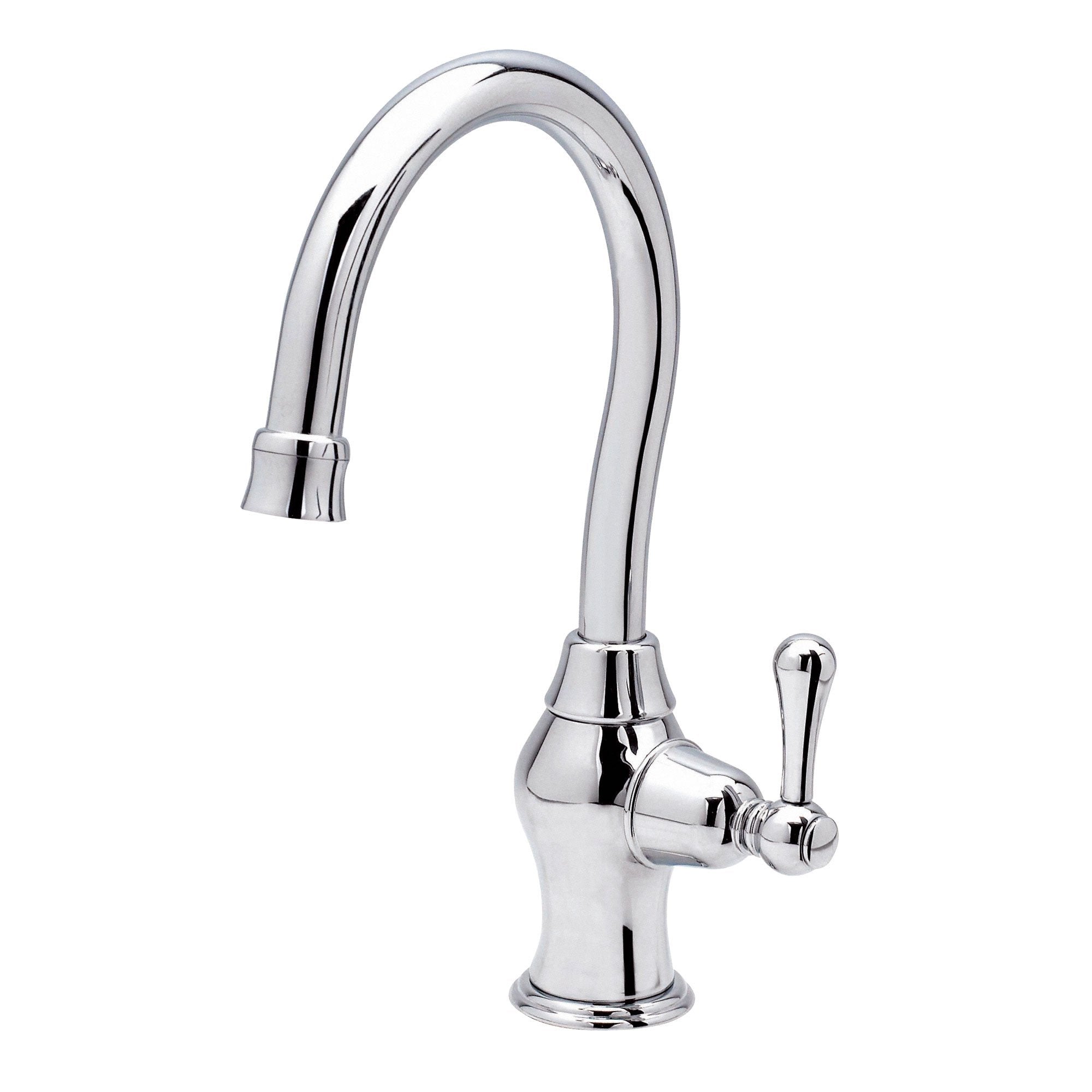 Danze Melrose Chrome Single Handle Bar Faucet - Modern Kitchen Sink Faucet for Bar, Prep Sink & Utility Use