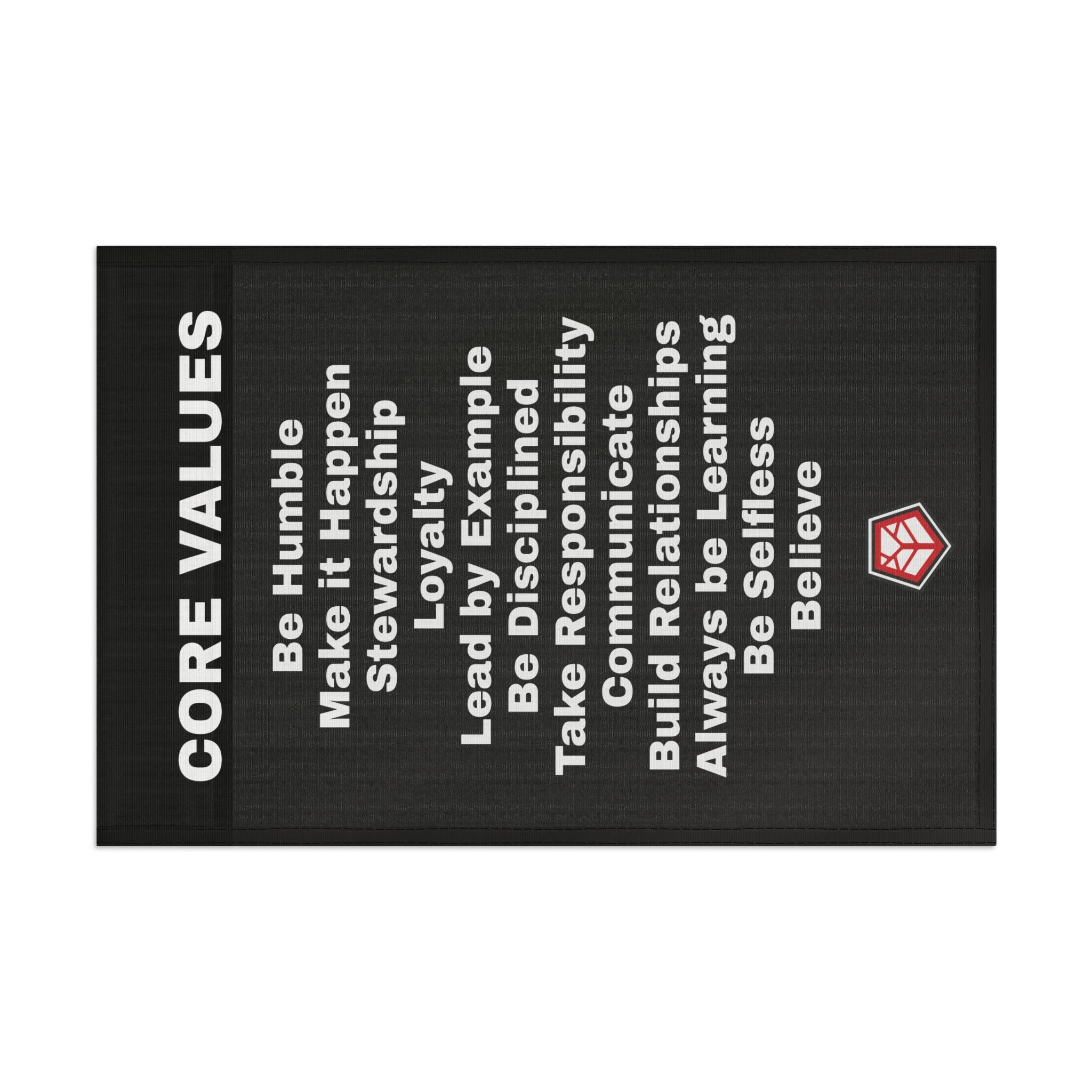 Core Values American Flag - Patriotic Home Decor for Wall, Yard & Office | USA Pride, Independence Day & Memorial Day Display