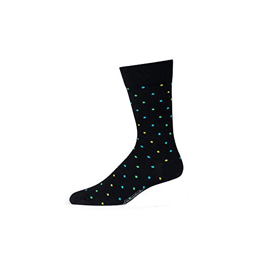 Black With Tri-color Dots