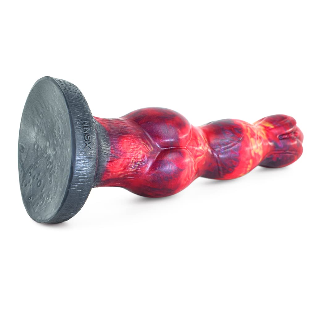 Premium Liquid Silicone Alien/Fido Dildo with Strong Suction Cup - BeHorny Adult Sex Toy for Solo Play & Couples Fantasy | Waterproof, Body-Safe & Easy to Clean for Bedroom, Shower & Travel Use