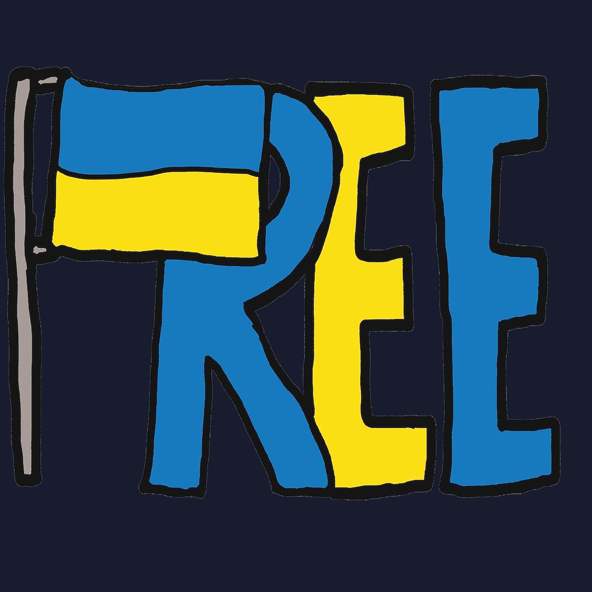 Free Ukraine Sweatshirt - Classic Crew Neck Pullover for Men & Women | Support Ukraine with Stylish Casual Wear for Everyday, Protests & Solidarity Events