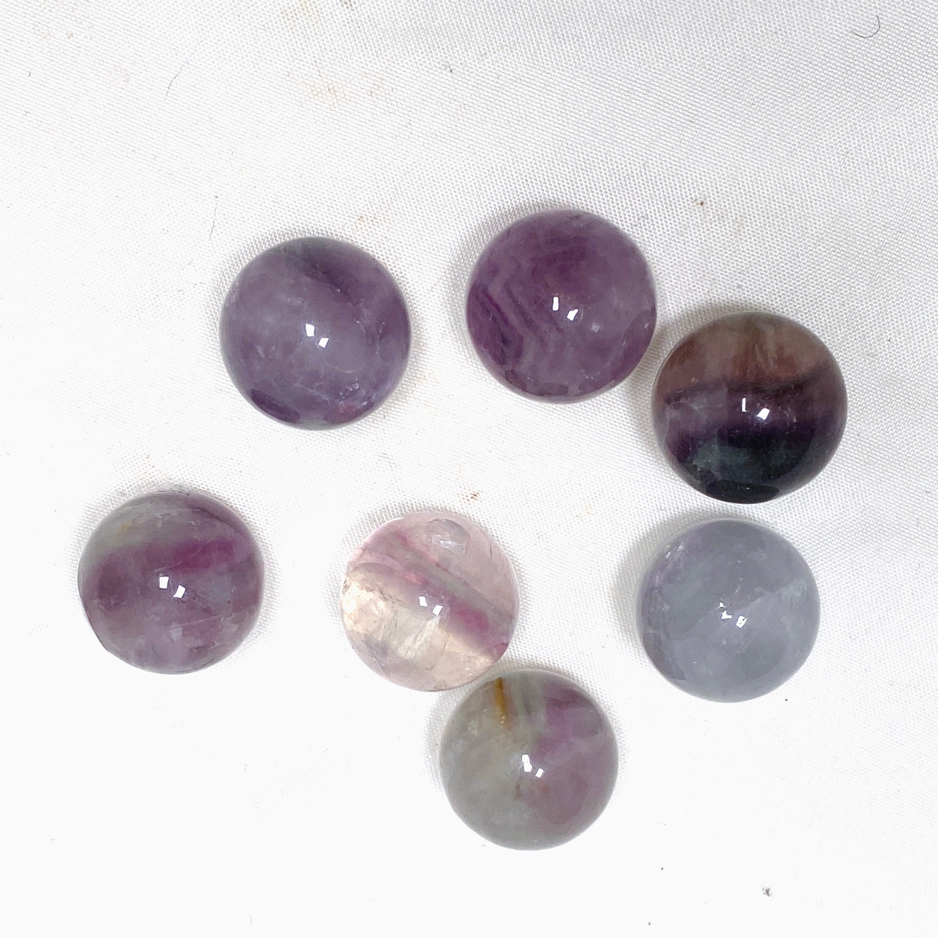 20mm-30mm Mini Spheres Assorted Gemstone Beads for Jewelry Making, DIY Crafts, and Home Decor - Natural Healing Stones for Meditation & Gifts