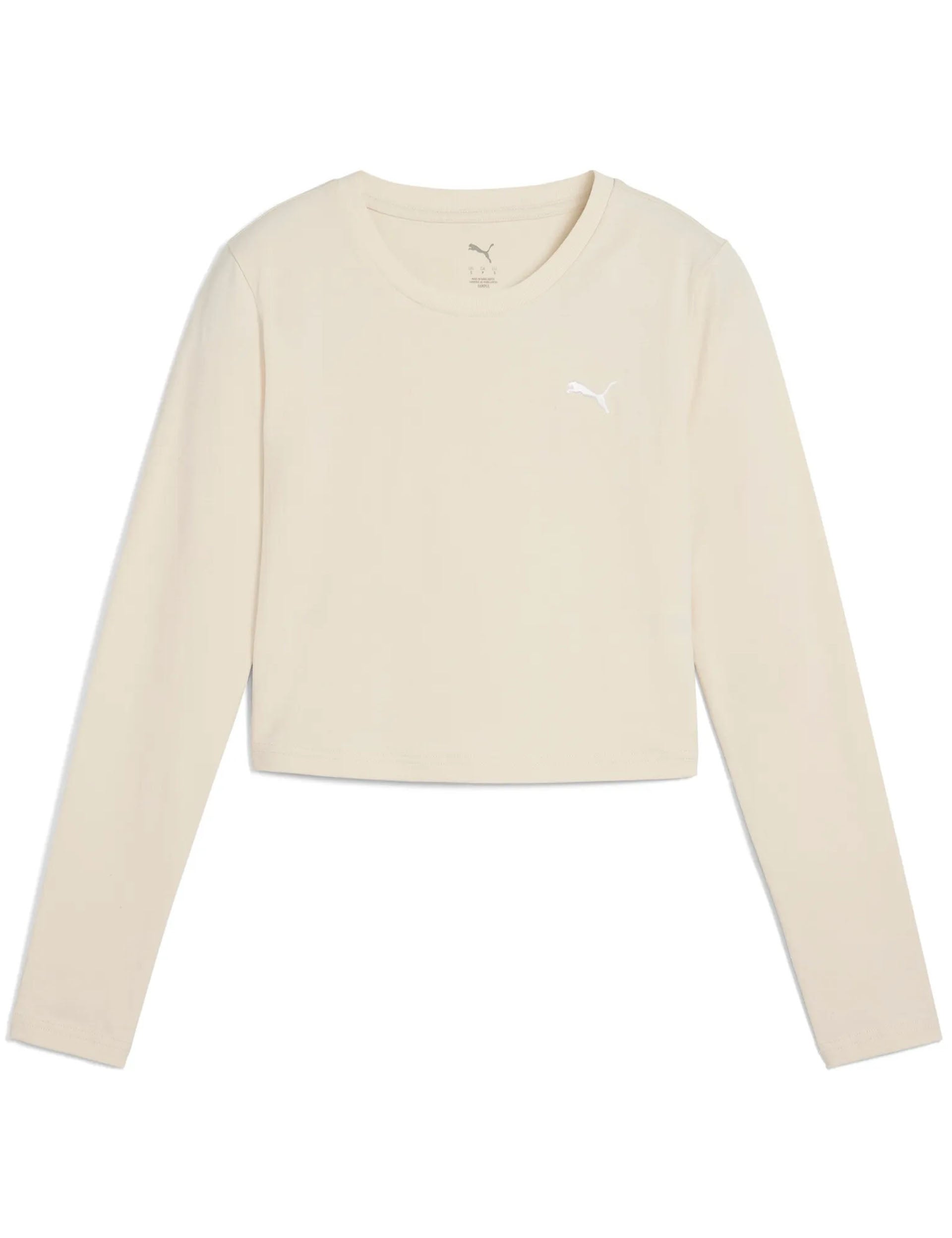 Wardrobe Essentials Long Sleeve Baby Tee - Soft Alpine Snow Color for Women | Perfect for Layering, Casual Outfits & Cozy Winter Looks