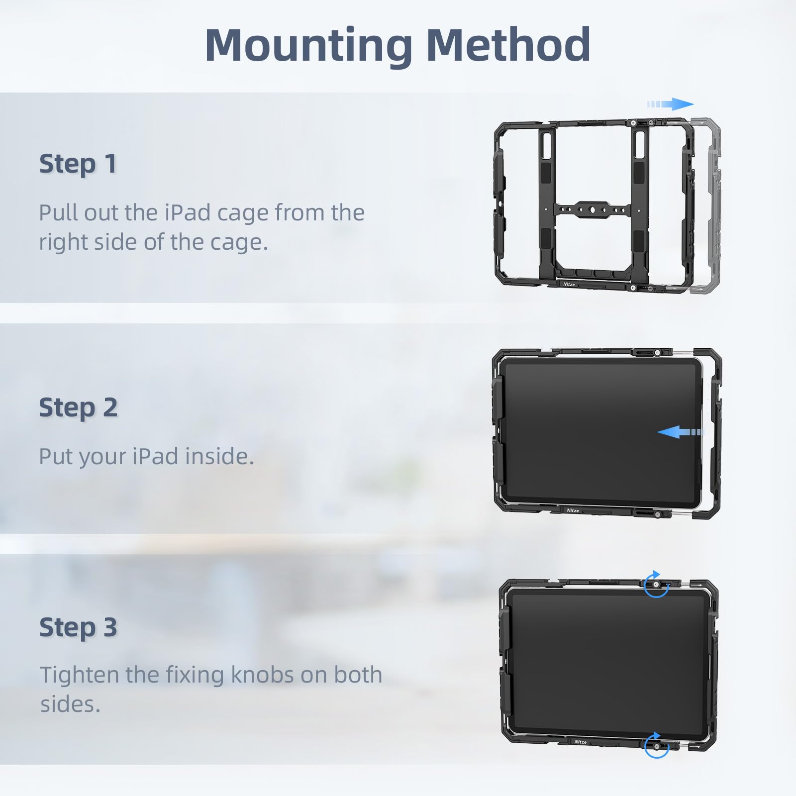 Universal Tablet Stand Holder for iPad 1-10, iPad Air 1-6, iPad Pro 11