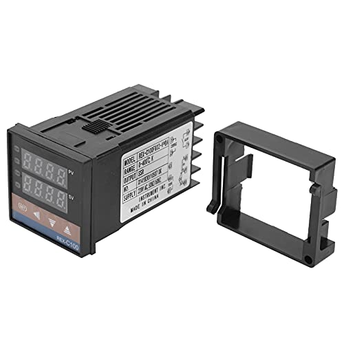 220V Digital Temperature Controller with LCD Display - Smart Thermostat Switch for Industrial Equipment | Precise Temperature Regulation for HVAC, Incubators & Manufacturing Machinery