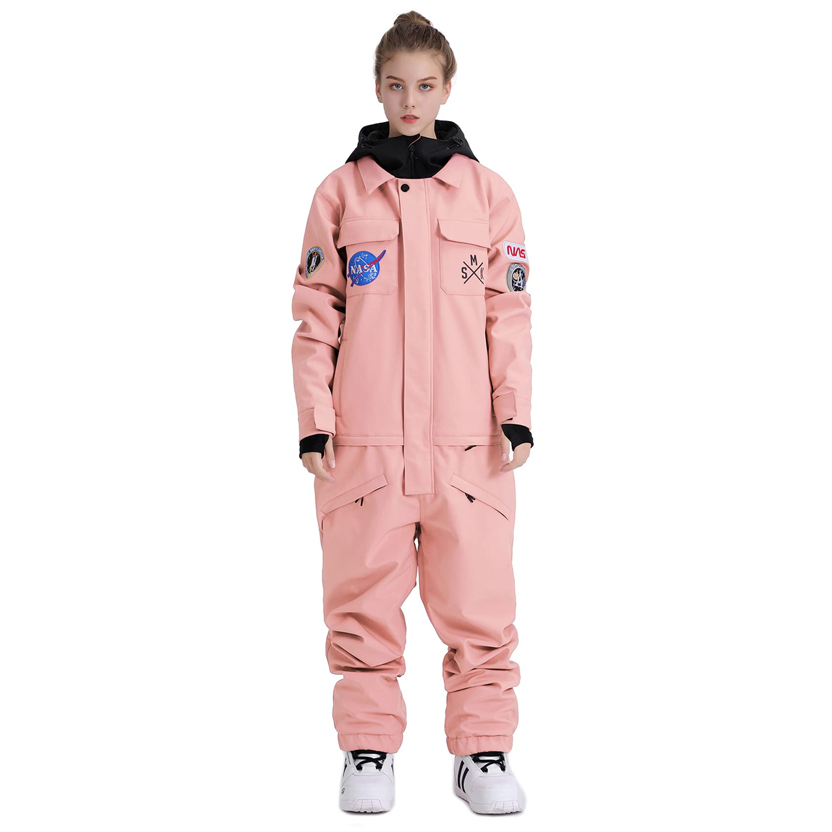 GSOU SNOW Ski Suits for Women & Men - Waterproof Windproof Insulated One-Piece Snowsuit for Skiing, Snowboarding & Winter Sports | Perfect for Ski Resorts, Snow Tubing & Cold Weather Activities