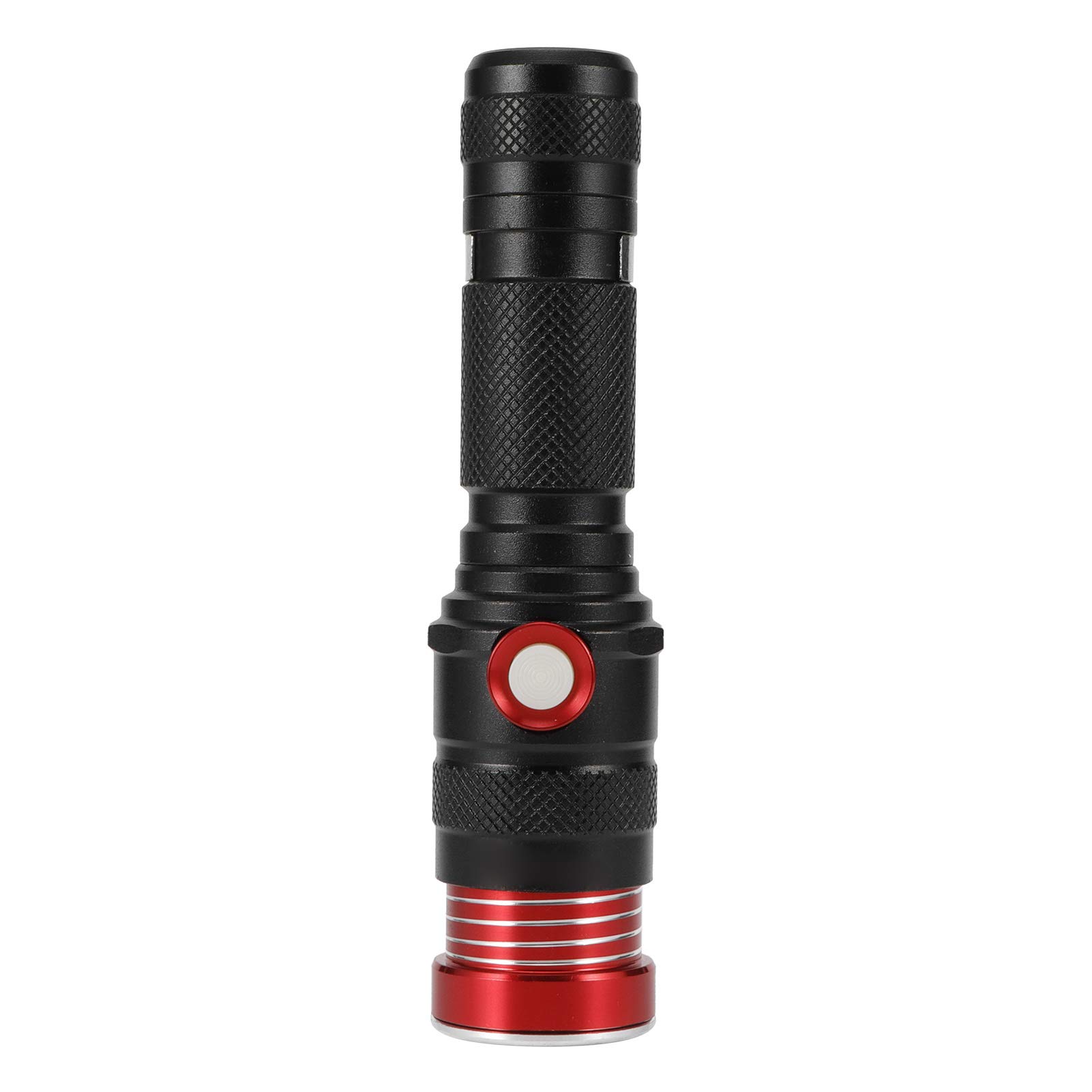 Waterproof Telescopic LED Flashlight - Adjustable Focus, Long Range Beam for Camping, Hiking & Outdoor Adventures | Durable Torch Light for Travel, Emergency & Landscape Decoration