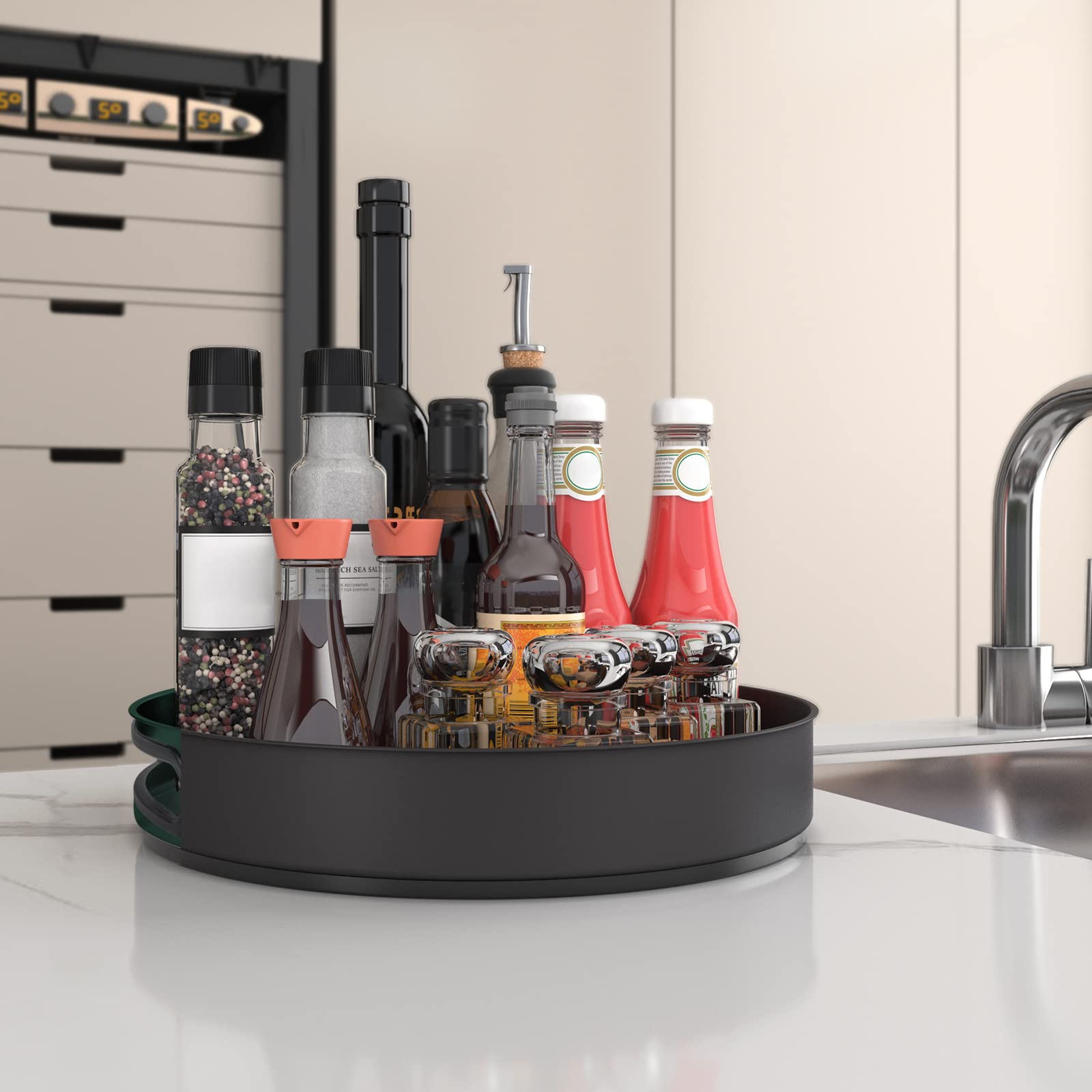 VAEHOLD Stainless Steel Spice Rack Turntable - 12