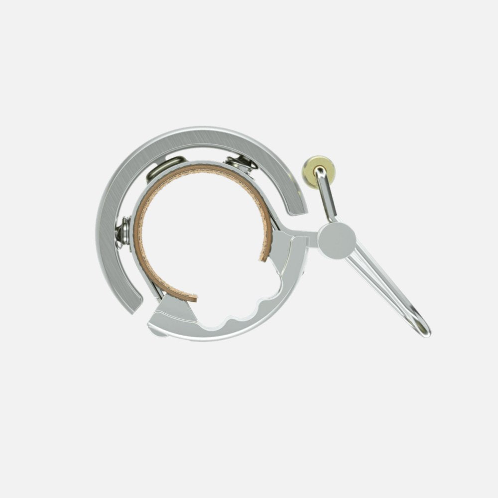 Knog Oi Luxe Small Bike Bell - Premium Aluminum Bicycle Bell for Urban Commuting & Cycling Safety - Perfect for Road Bikes, Fixies & City Riding