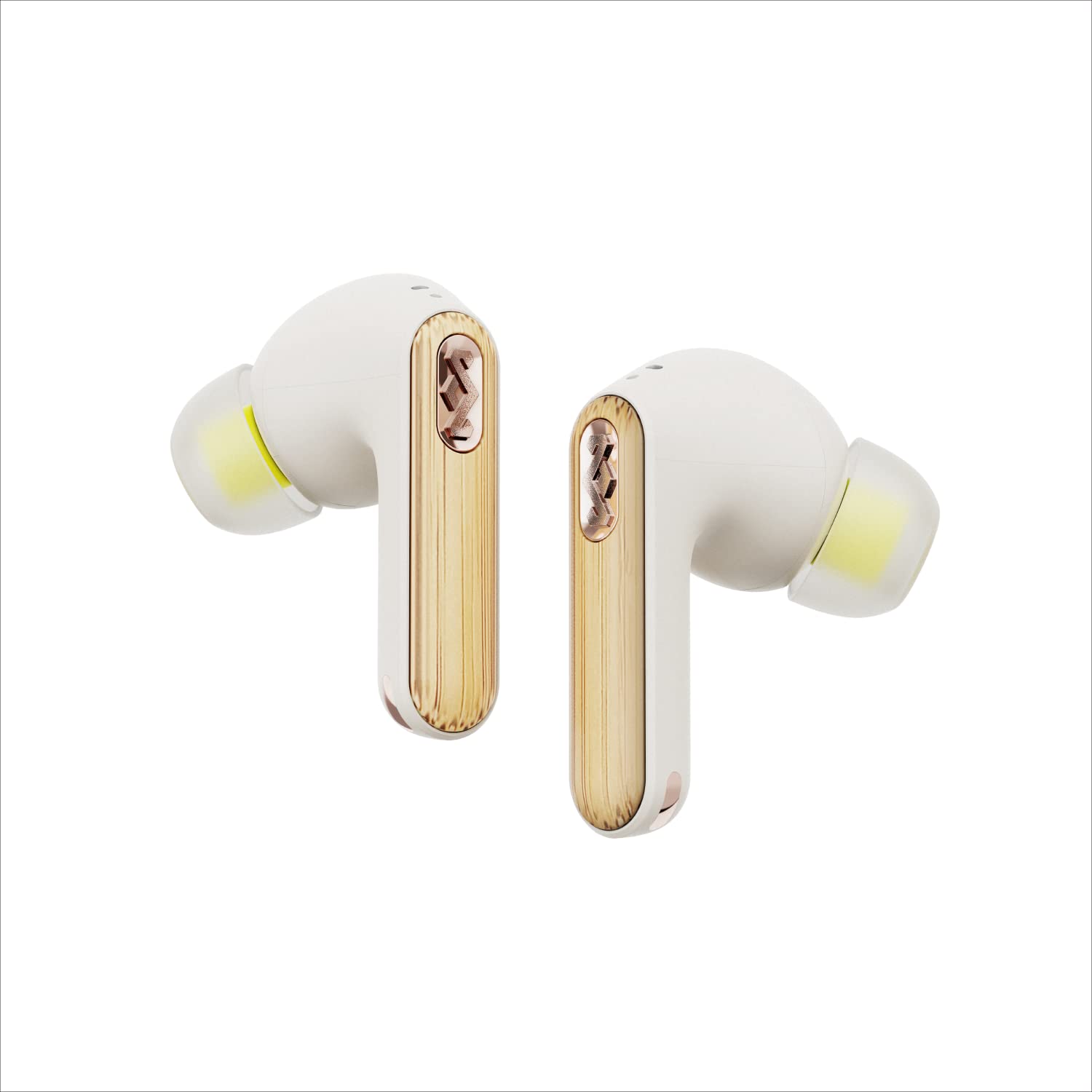 House of Marley Redemption ANC 2 Wireless Earbuds - Bluetooth 5.2 Noise Cancelling Headphones with 30H Battery, Built-in Mic, Eco-Friendly Materials (Cream) | Perfect for Workouts, Running, Gym, Travel & Commuting | Sweatproof & Lightweight for Active Lifestyle