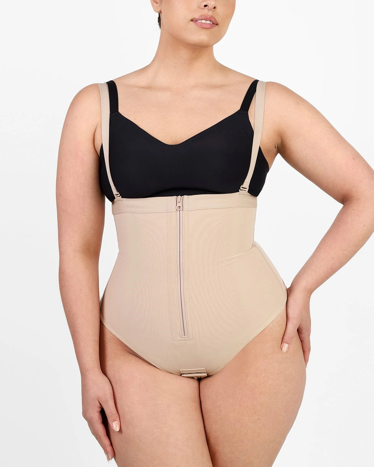 AirSlim® High Waisted Thong Panty Shapewear for Women - Tummy Control Underwear for Smoothing & Slimming - Perfect for Dresses, Jeans & Special Occasions