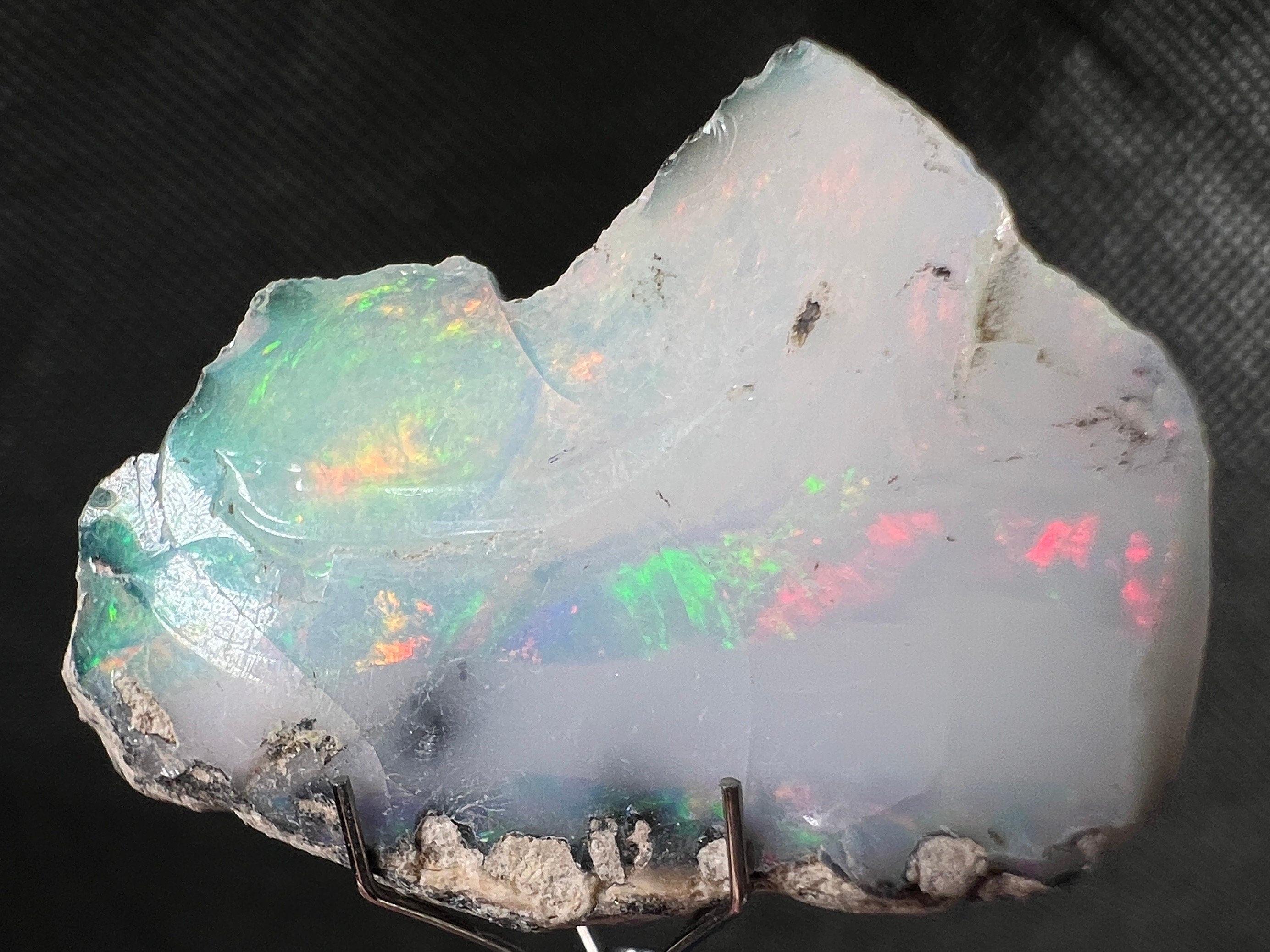 Premium 4A+ Welo Opal Raw Crystal - Certified Cutting Grade Opal for Jewelry Making (50634) | Ideal for Rings, Necklaces & Handmade Gemstone Crafts