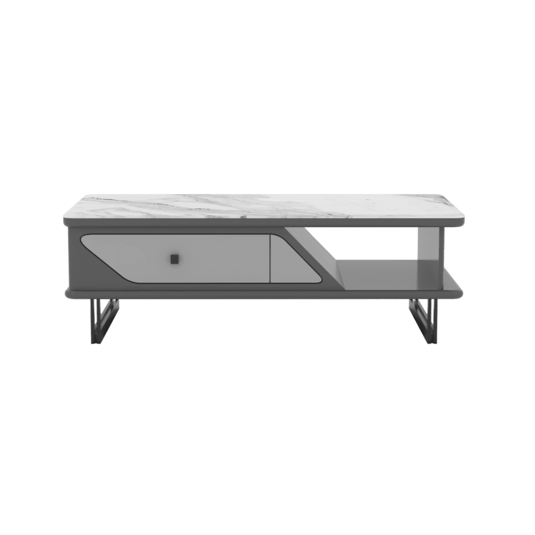 Harper Marble Tech Modern Coffee Table - 51