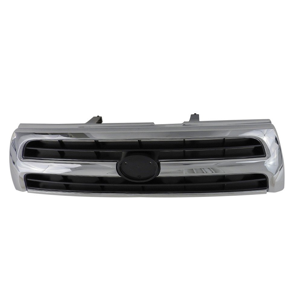Perfit Liner New Front Chrome Silver/Black Grille Grill for Toyota 4Runner (Fits 4 Cylinder & V6 Models) - TO1200228 5311135460 | Upgrade Your Truck's Style & Protection for Off-Road Adventures