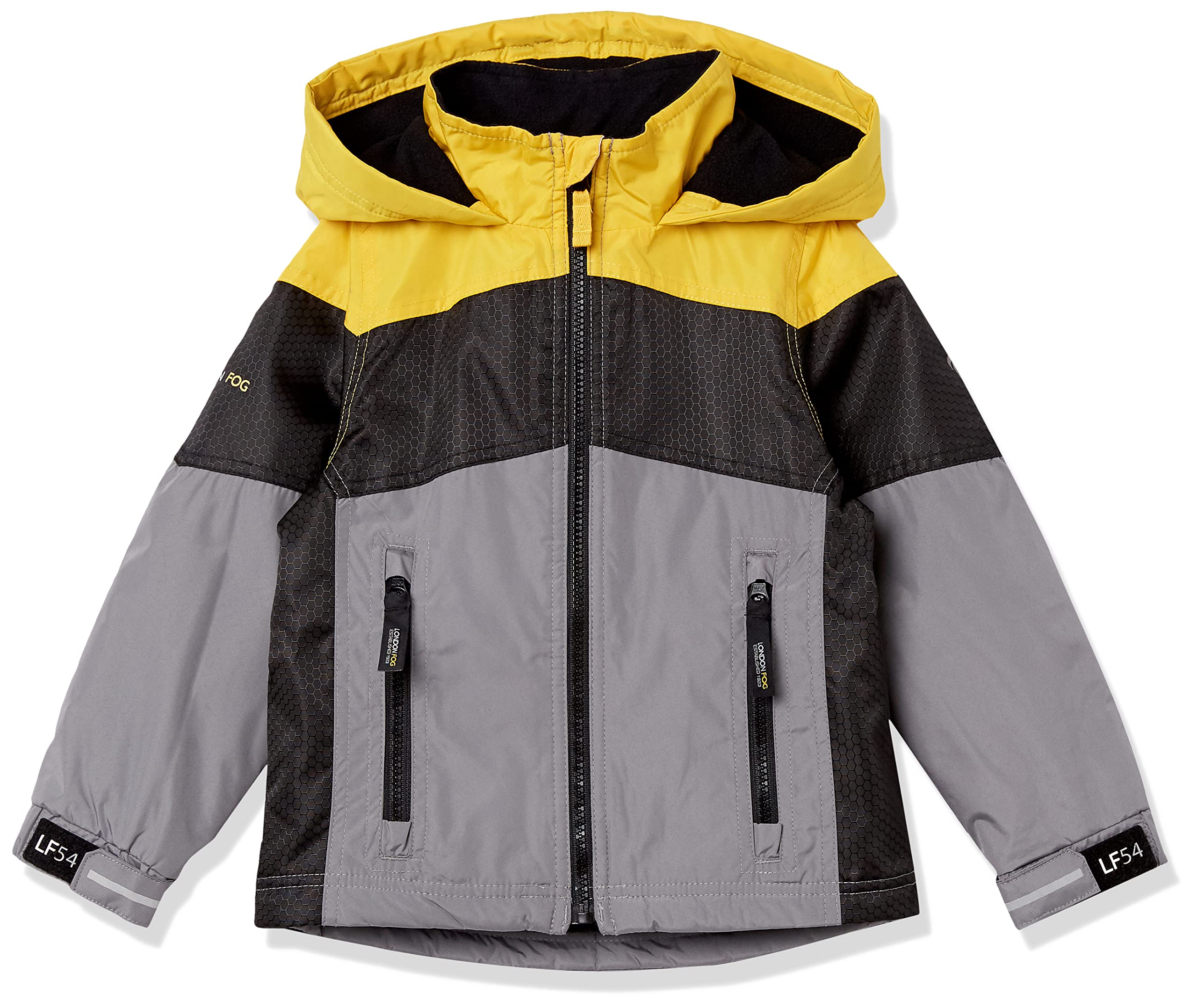 London Fog Boys' Midweight Fleece-Lined Jacket - Warm Winter Coat for Kids, Water-Resistant Outerwear with Cozy Fleece Lining - Perfect for School, Outdoor Play & Cold Weather Activities