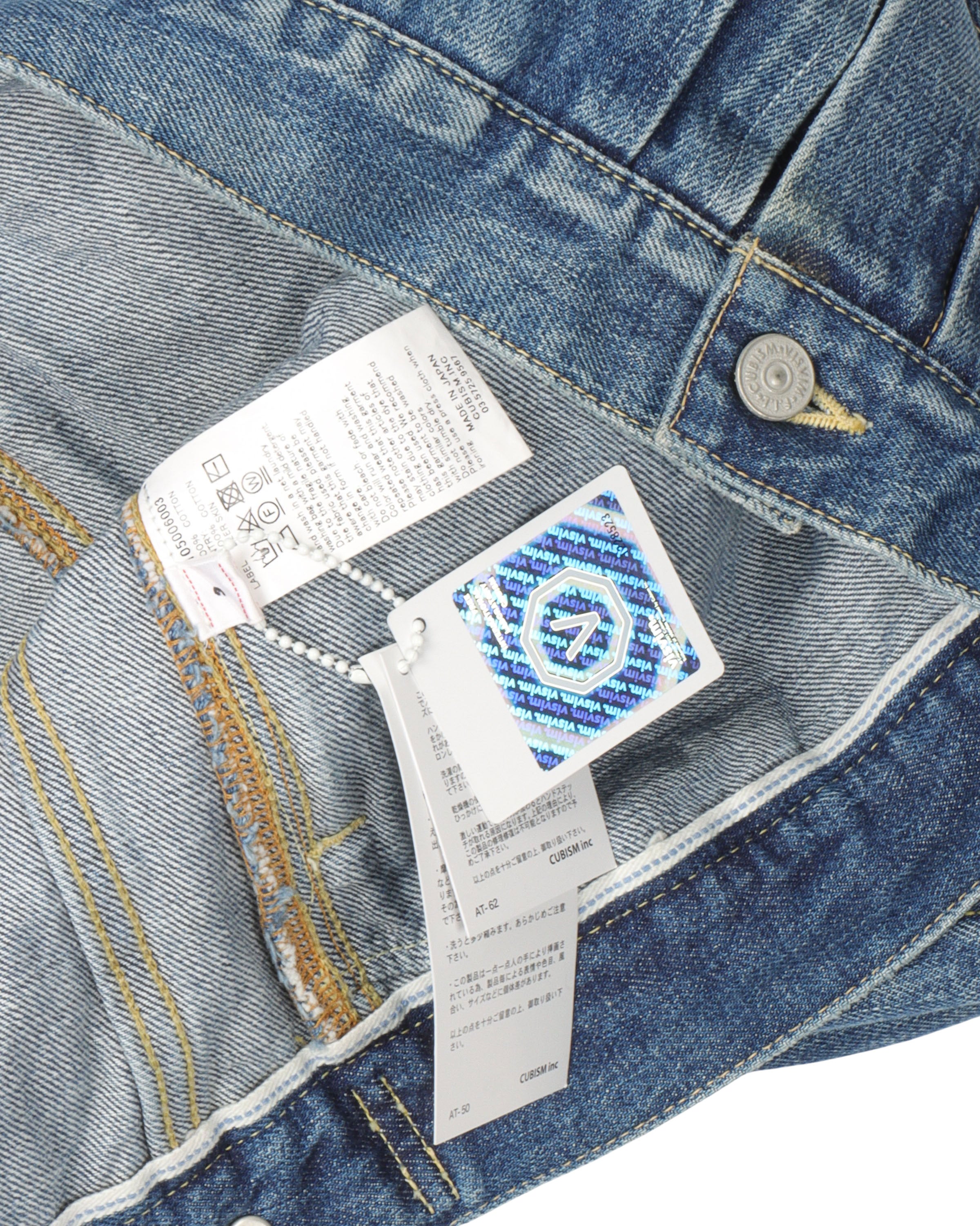 101 Denim Trucker Jacket for Men & Women - Vintage Style Distressed Denim Jacket with Button Front & Chest Pockets - Perfect for Casual Outfits, Streetwear & Layering in Fall & Spring