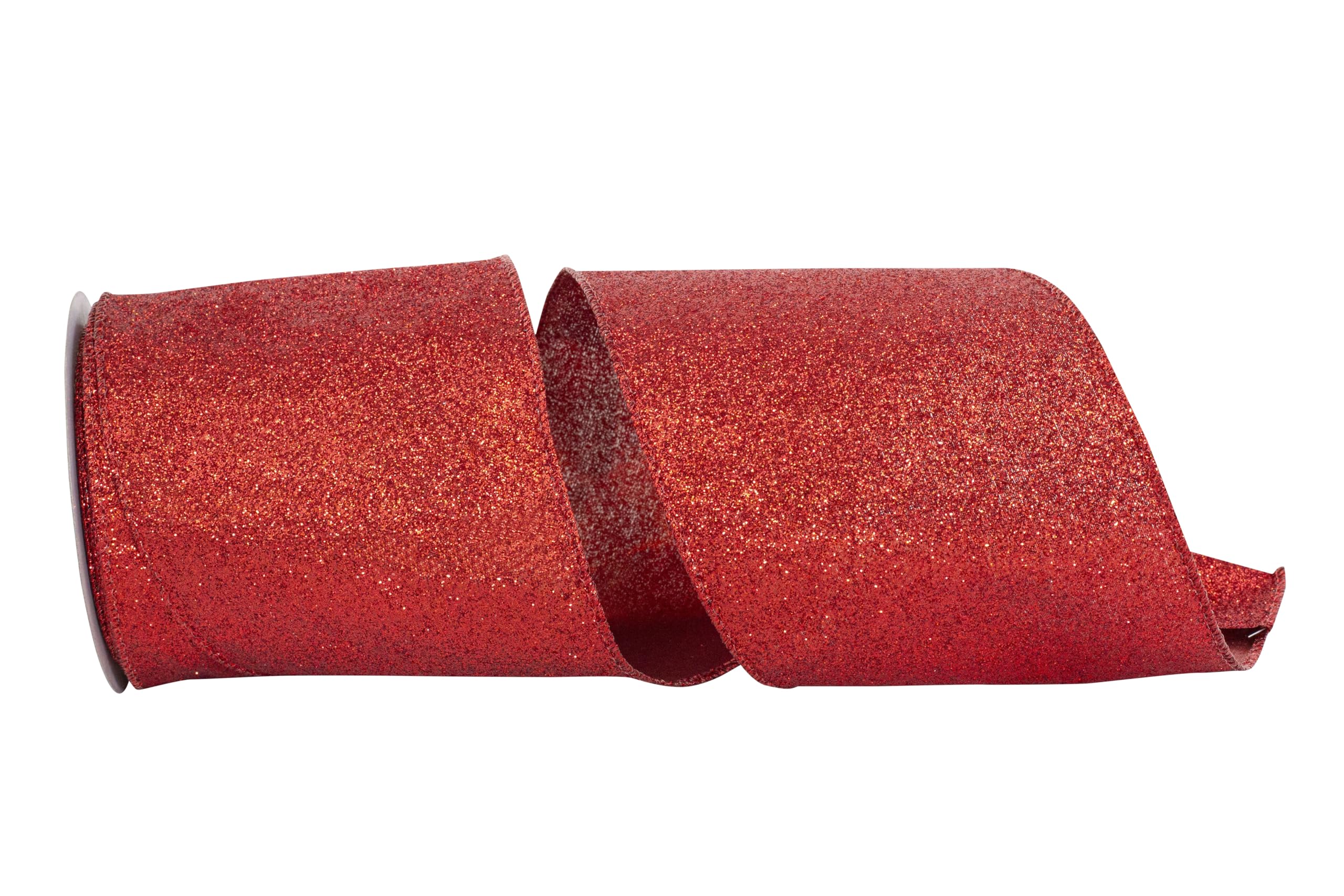 Reliant Ribbon 97896W-065-10F - 4 Inch x 10 Yards Red Grosgrain Ribbon for Gift Wrapping, Crafts, DIY Projects, Party Decorations, and Hair Bows