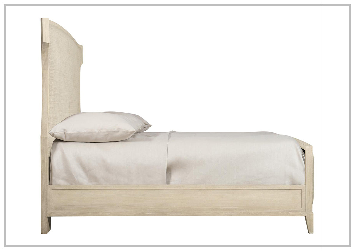 Bernhardt East Hampton Upholstered Panel Bed - Queen Size Upholstered Bed Frame with Button Tufted Headboard - Luxurious Bedroom Furniture for Master Bedroom & Guest Room