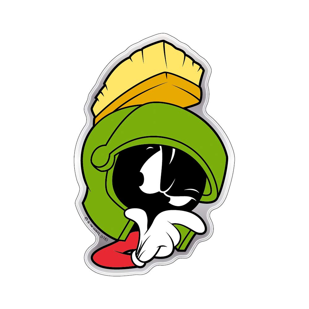 Marvin The Martian Car Decal - Classic Looney Tunes Dome Emblem for Auto Lovers